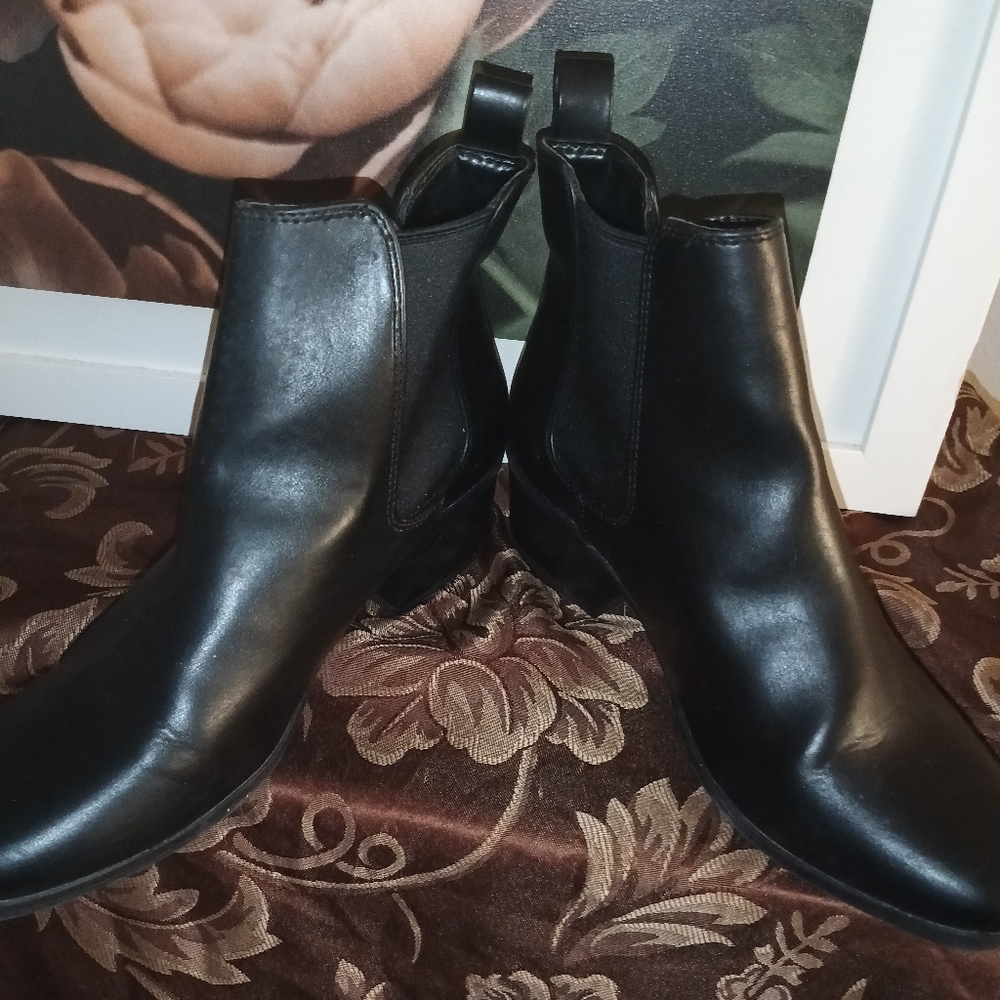 Black Ankle Boots Size 6 Women